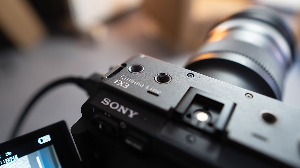 Kamera Sony FX3 ve studiu Upgrade